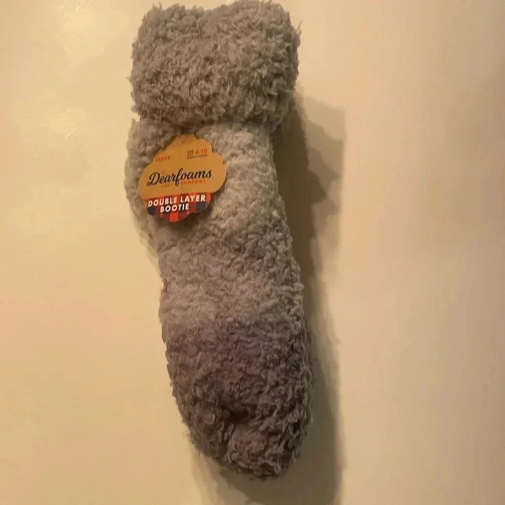Dearfoams Cozy Comfort Double Layer Bootie/Sock